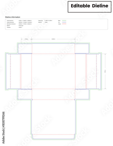 tray with foot Lock and hinged Lid dieline template box dieline die lines packaging custom dieline  box cardboard box dieline pizza box dieline printable product packaging layout,
