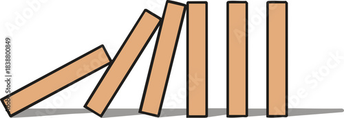wooden dominos