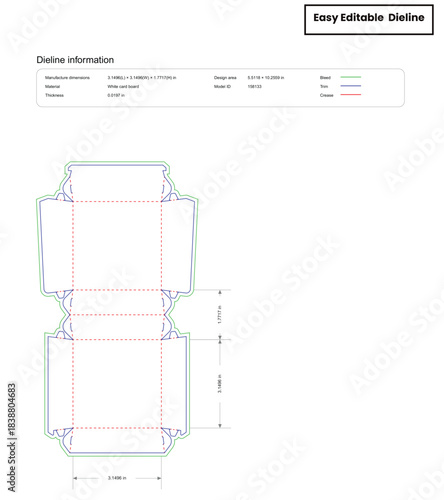 tuck front hamburger box dieline template box dieline die lines packaging custom dieline  box cardboard box dieline pizza box dieline printable product packaging layout,
