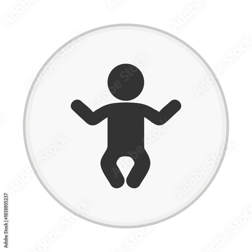 Crawling Baby Child Icon
