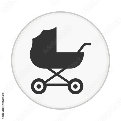 Baby Stroller Pram Icon