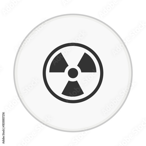 Radiation Warning Symbol Icon