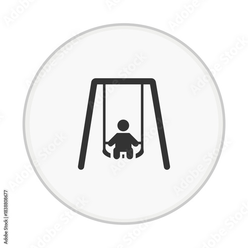 Children Playground Swing Icon
