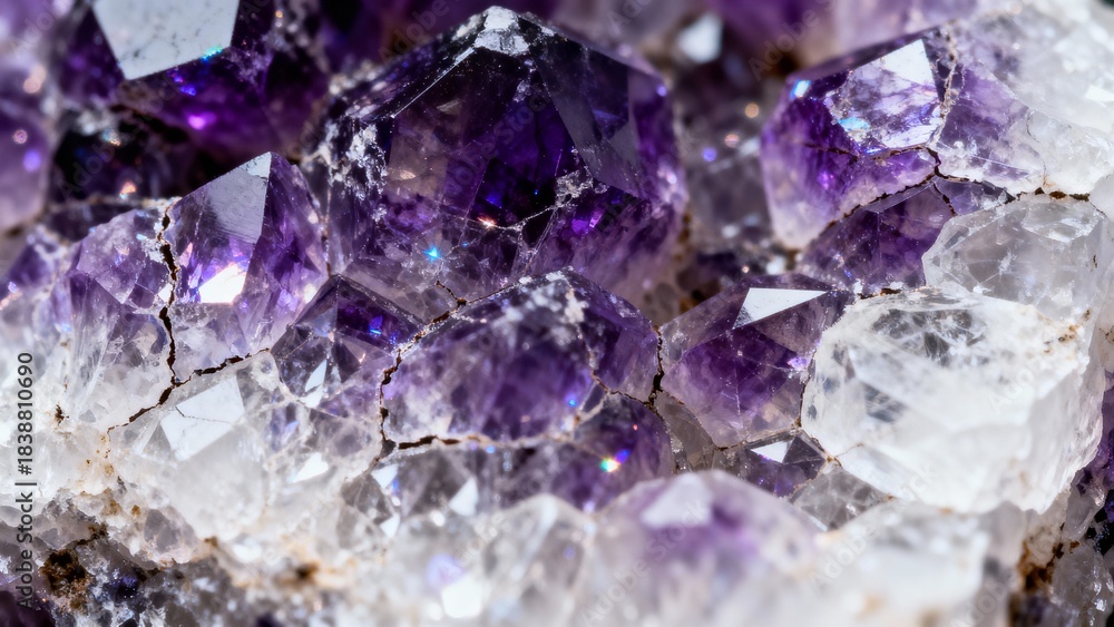 Fototapeta premium purple and pink crystal background