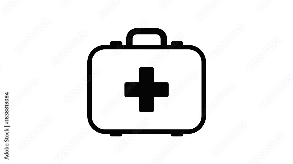 Obraz premium first aid kit isolated