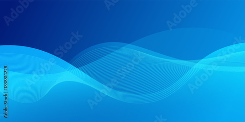 blue curve wave abstract background. curve background for wallpaper, paint splatter template, dirt banner, watercolor design, dirty texture. Trendy brush background, eps 10