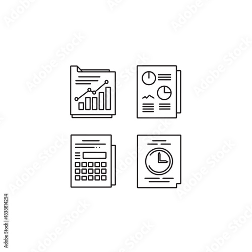 Financial Report Line Art Inspiring Insightful Business Growth