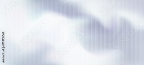 Soft glass ripple gradient in icy pale blue and lavender hues. Delicate reeded texture with frosted distortion effect and minimal vertical blur.