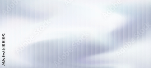 Soft glass ripple gradient in icy pale blue and lavender hues. Delicate reeded texture with frosted distortion effect and minimal vertical blur.