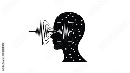 Sound waves entering human mind as creative ideas