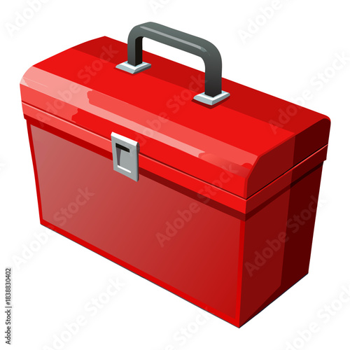 red box isolated on white background