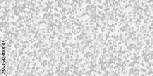 abstract geometric white and gray low polygon triangle vector paper wallpaper origami background. gradient grid creative digital business triangular low textile design.	