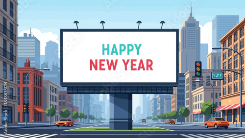 new york city happy new yeras sign