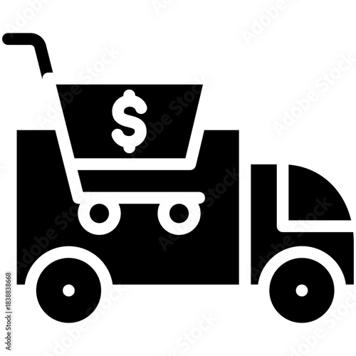 Cart Cash on Delivery Icon