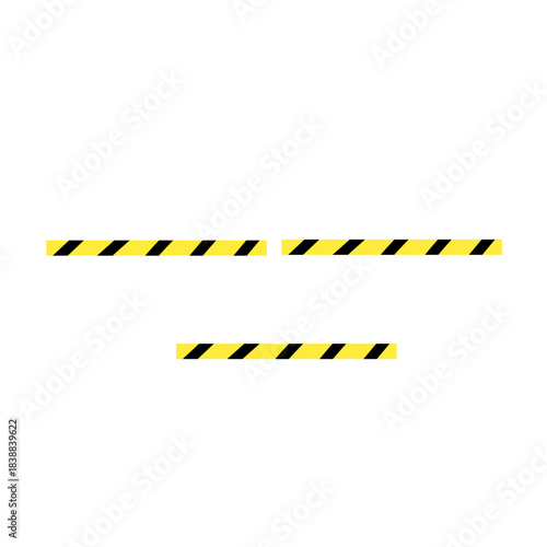 warning tape symbol sign