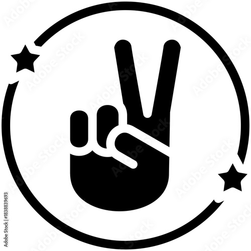 Victory Gesture Icon