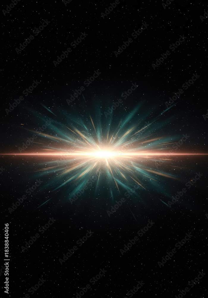Fototapeta premium Deep cosmic texture showing subtle, lingering ambient energy waves against profound darkness. Faint spectral patterns emerge ,subtle ,universe ,spectral