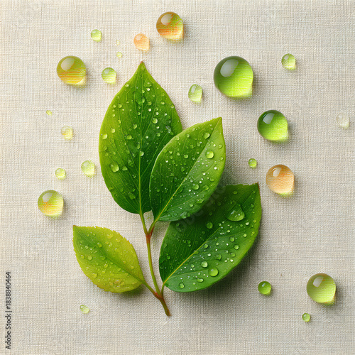 Rain on Window Happy young woman smiling through rain-streaked glass with warm sunset light.