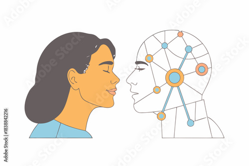 Human and artificial intelligence connection understanding the future of technology