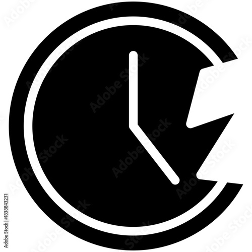 Broken Clock Icon