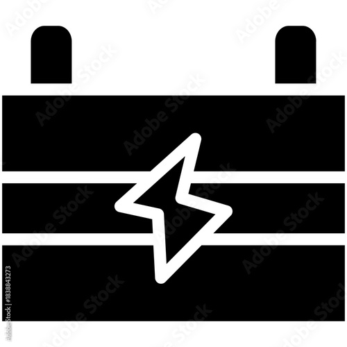 Drained Battery Icon