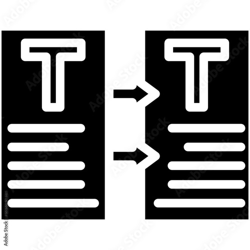 Sentence Length Icon