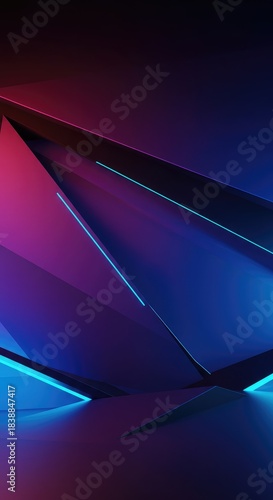 A dynamic backdrop featuring an intensely vibrant fusion of neon hues and sharp geometric shapes, creating a modern, abstract visual effect ,multicolored ,screen ,pattern