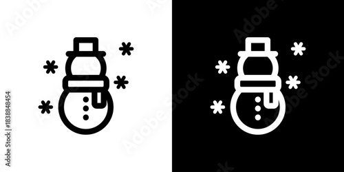 雪だるまのアイコン