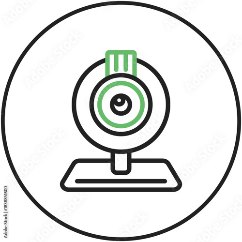 Round Webcam Icon