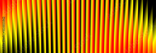 Vibrant Frequency Pattern black, Orange and Yellow Energy | Digital Soundwave Intense Spectral Display