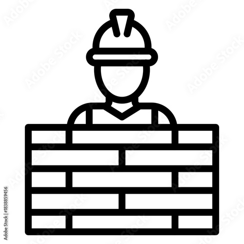 Mason Vector Icon Design