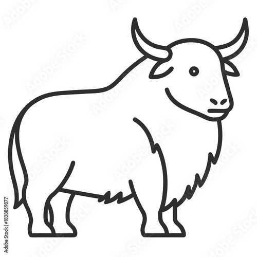 cow isolated on white