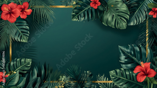 Tropical Frame Decor