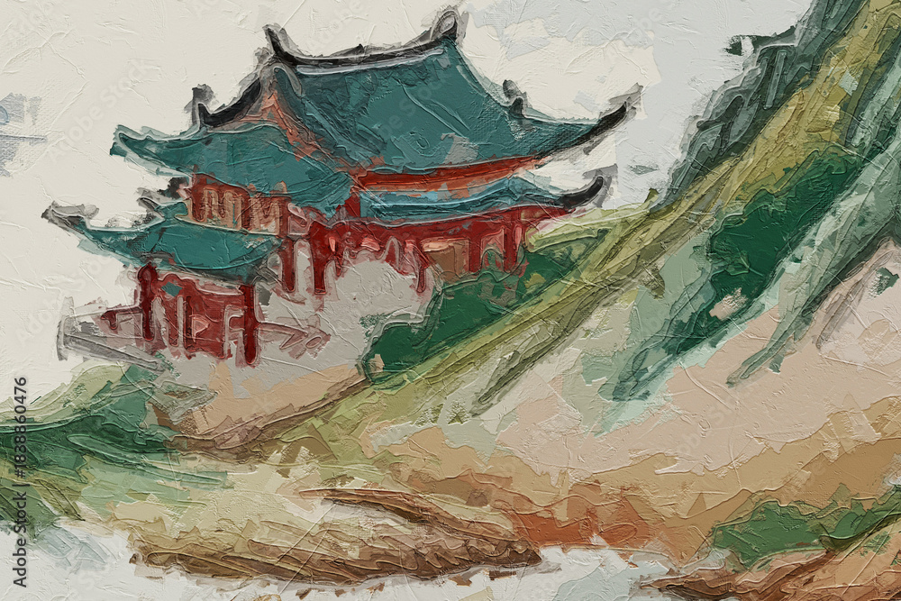 Obraz premium Various oil paintings, flowers, roses, peonies, lakes, mountain scenery, plum blossoms, fairyland, people, forests