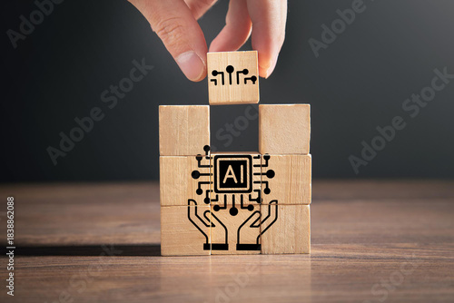 Фотография AI Artificial Intelligence governance concept