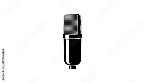 Professional Studio Condenser Microphone for Audio Recording.