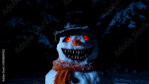 A horror monster holiday decoration