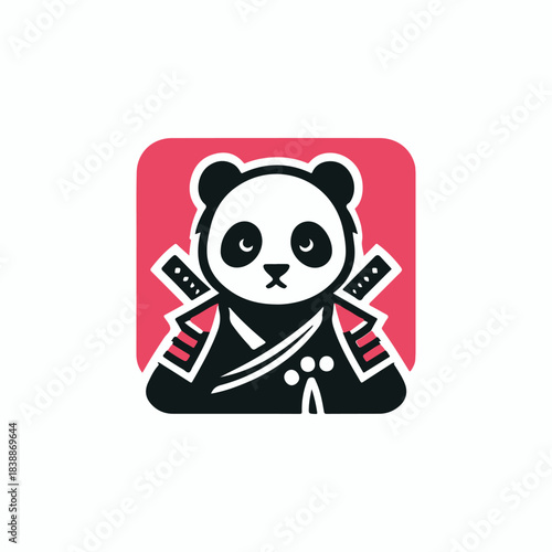Panda Samurai Logo