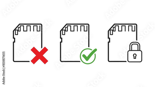 Simple vector illustration of an abstract green background with a cross symbol representing information, date, and digital interface elements