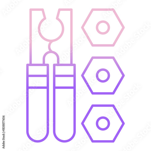 Outline Color Jumper cables icon
