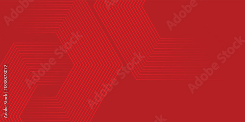Abstract hexagon rendering of red abstract glass background simple. vector pattern tecnology eps10