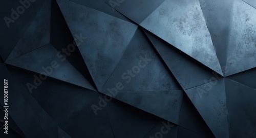 Black and white photo of a blue and gray pattern