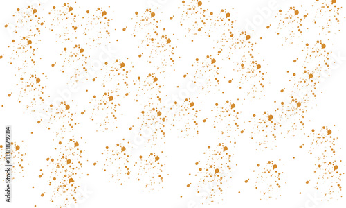 splashes pattern on a grunge black texture backdrop with abstract stars illustration