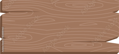 Brown wooden signboard