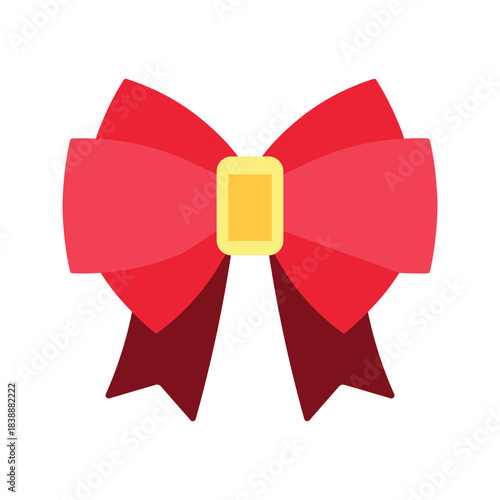 Ribbon icon vector image. Suitable for mobile apps, web apps and print media.