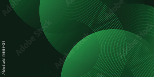 Abstract green wavy background design. design concept geometric green vector eps10