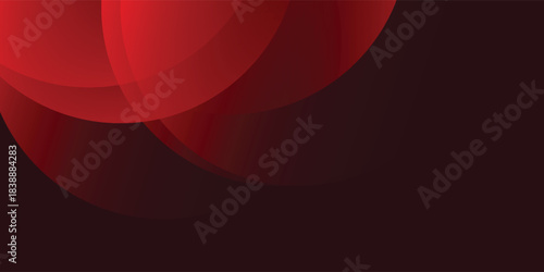 Abstract red wavy background design. Vector template bannner tecnology illustration eps10