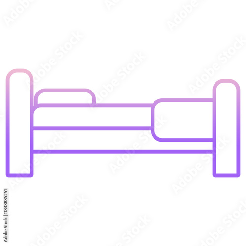 Outline Color Bed icon