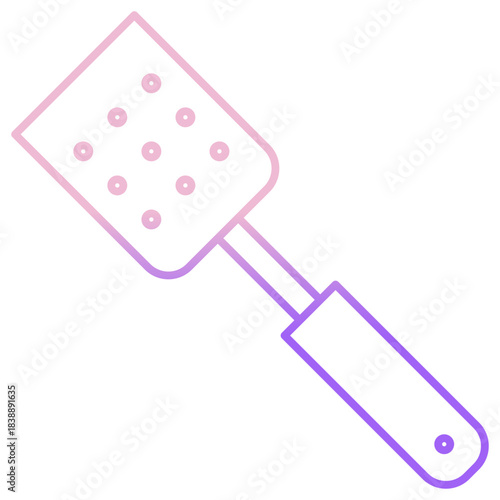 Outline Color spatula icon