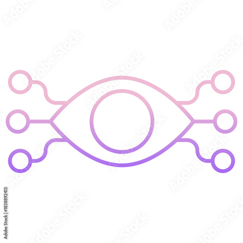 Outline Color View Ai icon